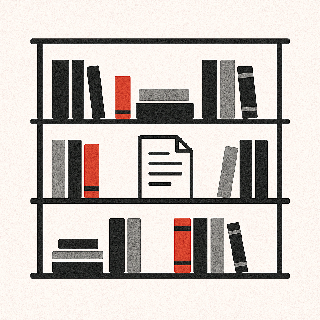 Bibliothèque organisée représentant SharePoint comme espace de publication centralisé pour l'entreprise