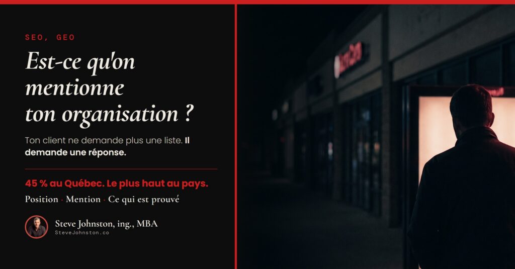 Le Québec demande à l'IA plus qu'ailleurs. L'Architecte, 20 août 2026, Steve Johnston.